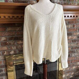 Universal Thread Women Ivory Pullover Sweater XXL New